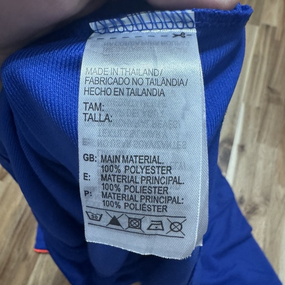 Columbia Soccer Jersey Mens‎ XL Blue Adidas 2018 World Cup Away Kit Football - Picture 9 of 10